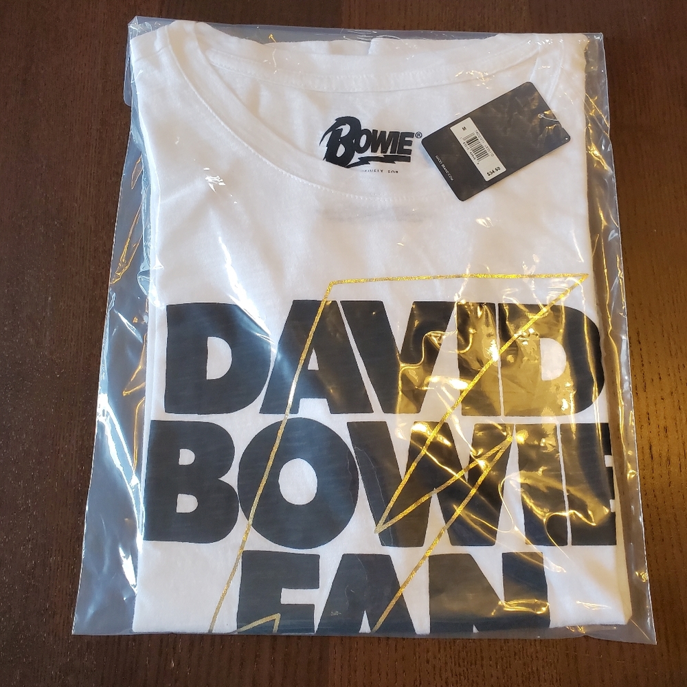 New Lucky Brand David Bowie Fan Club T-shirt. MED - Picture 7 of 11
